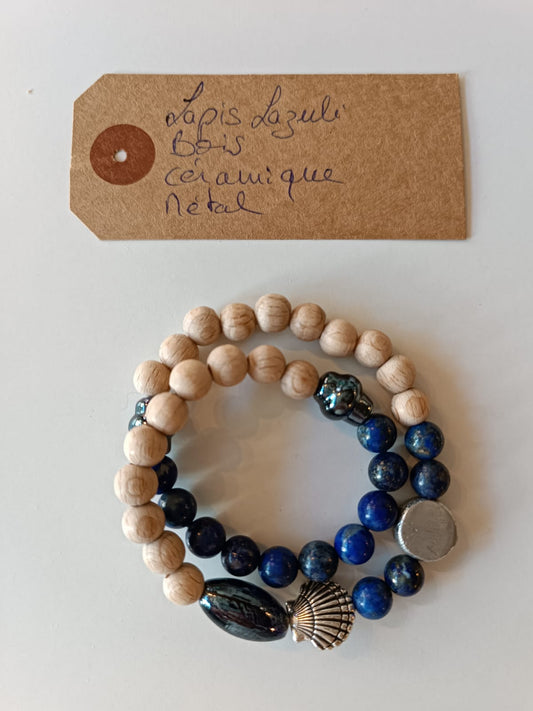 Bracelet JYOTIS bleu profond